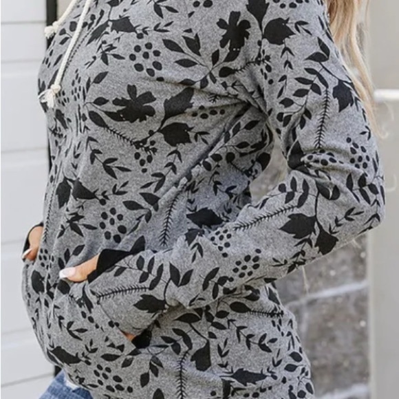 Ampersand Ave Hoodie ⚫️DoubleHood Sweatshirt ⚫️Women’s XXL ⚫️Cozy Stretch Fit - Picture 6 of 6